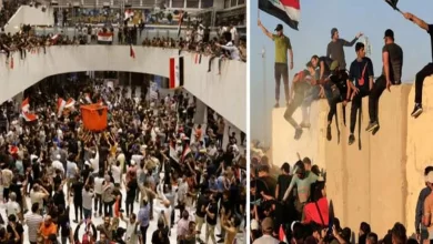 Photo of Iraq Protest: इराक में श्रीलंका जैसे हालात, बगदाद की संसद में घुसे हजारो प्रदर्शनकारी, मचाई तोड़-फोड़