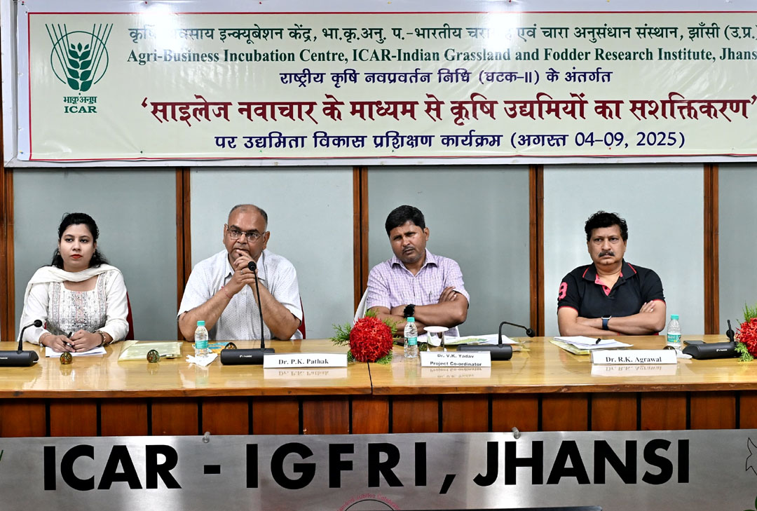 वैश्विक बाजार को ध्यान में रखते हुए साइलेज उद्यमिता विकास कार्यशाला का आयोजन