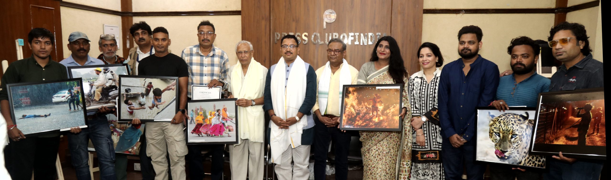 PCI में मीडिया फोटो जर्नलिस्ट ट्रस्ट ने प्रेस क्लब में आयोजित किया राष्ट्रीय फोटो एग्ज़िबिशन