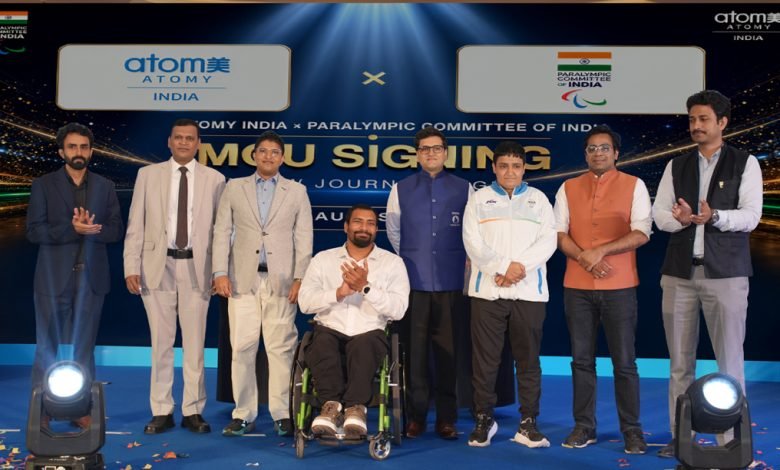 एटॉमी इंडिया बनी भारतीय पैरालंपिक समिति की आधिकारिक न्यूट्रिशन और वेलनेस पार्टनर, पैरा-एथलीट्स के लिए शुरू होंगी नई पहल