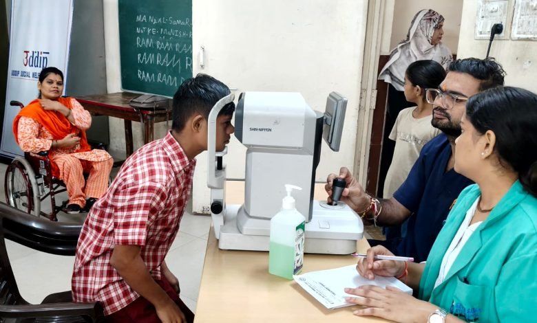 भोपाल में 100 विशेष बच्चों की हुई नेत्र जांच, ‘आरोग्यता–Wellness for All’ अभियान के तहत आयोजित हुआ शिविर