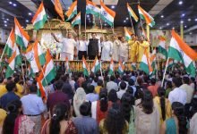 खाटू श्याम दिल्ली धाम में भव्य जन्माष्टमी समारोह, तिरंगे की छटा के बीच गूंजे श्रीकृष्ण के जयकारे