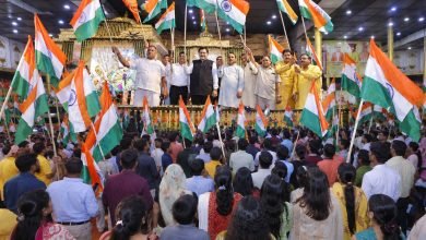 खाटू श्याम दिल्ली धाम में भव्य जन्माष्टमी समारोह, तिरंगे की छटा के बीच गूंजे श्रीकृष्ण के जयकारे