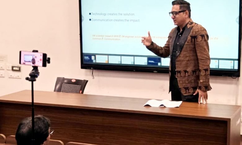 NIT दिल्ली में युवा इनोवेटर्स को राजेश गाबा ‘प्रिंस’ ने सिखाए स्टार्टअप कम्युनिकेशन के गुर